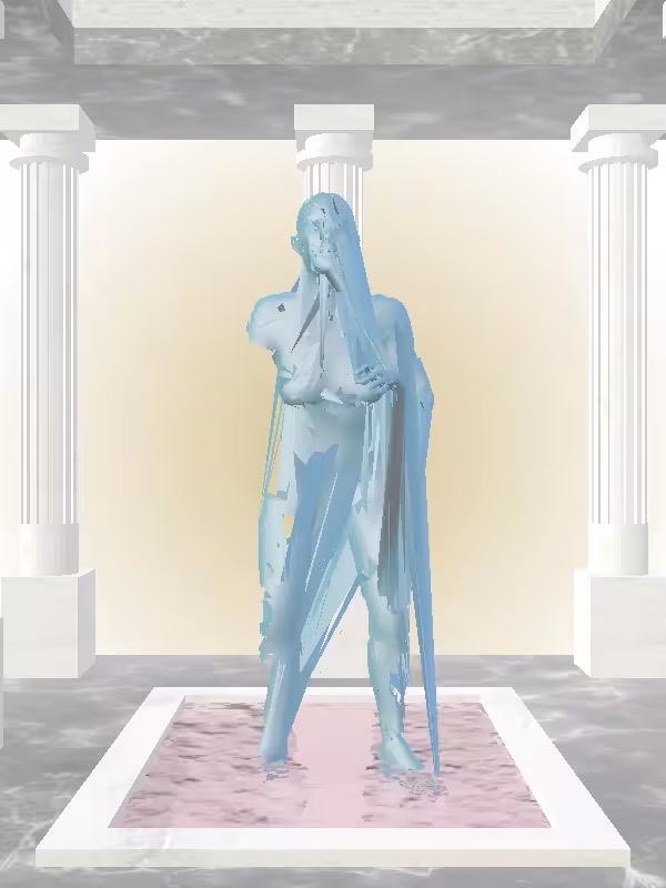 HeavenComputer: The Old Aqua Green Woman #1323