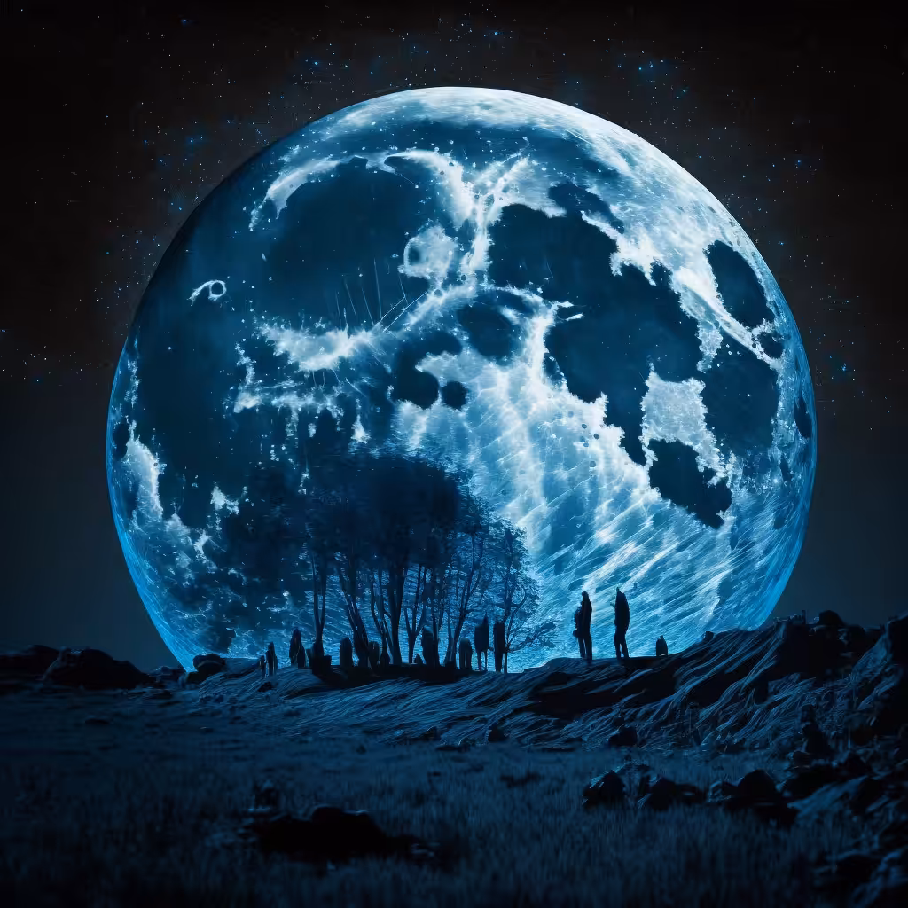 Once in a blue moon 