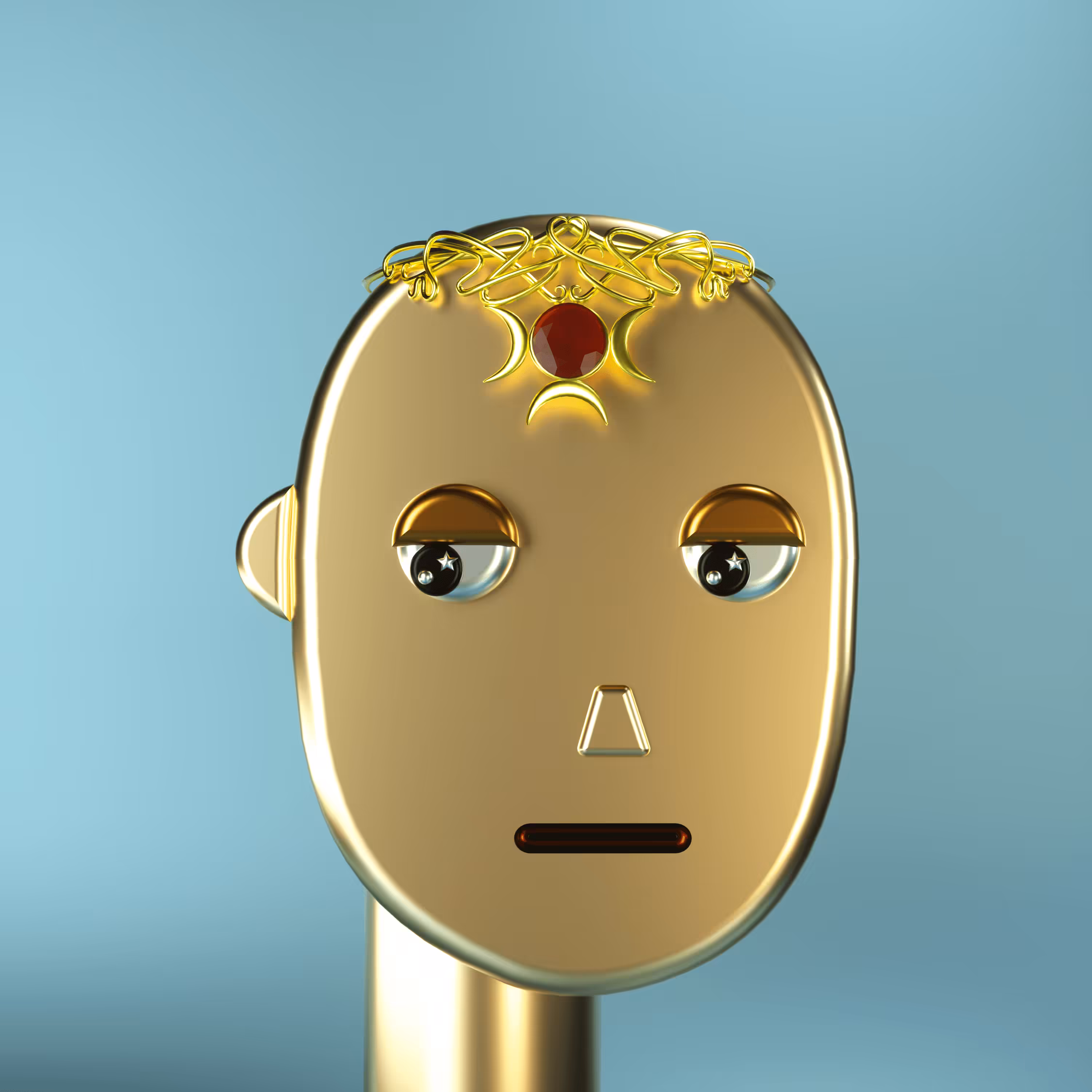 3D Chrome Punk #0093