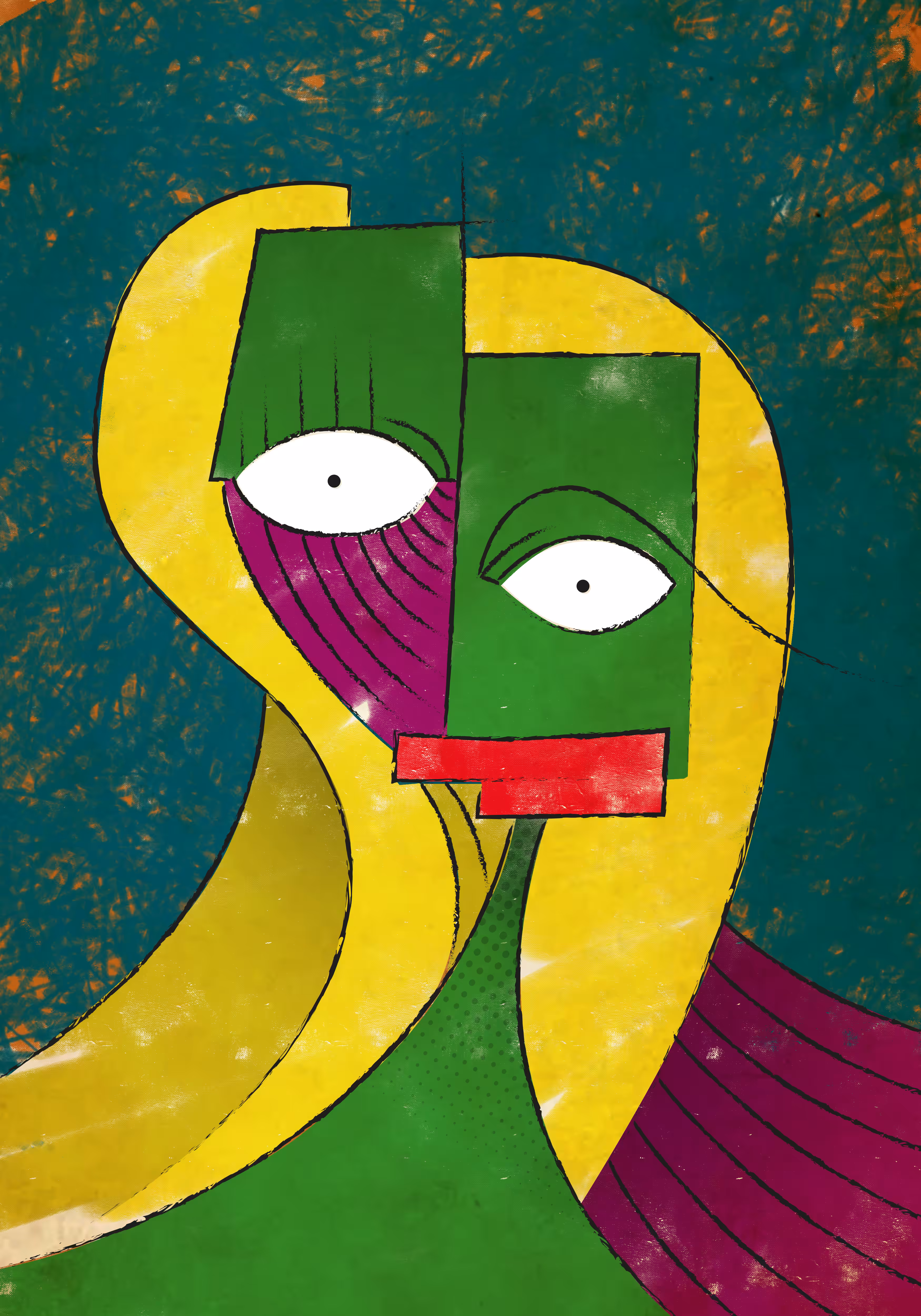 Pepe in Abstract Concept