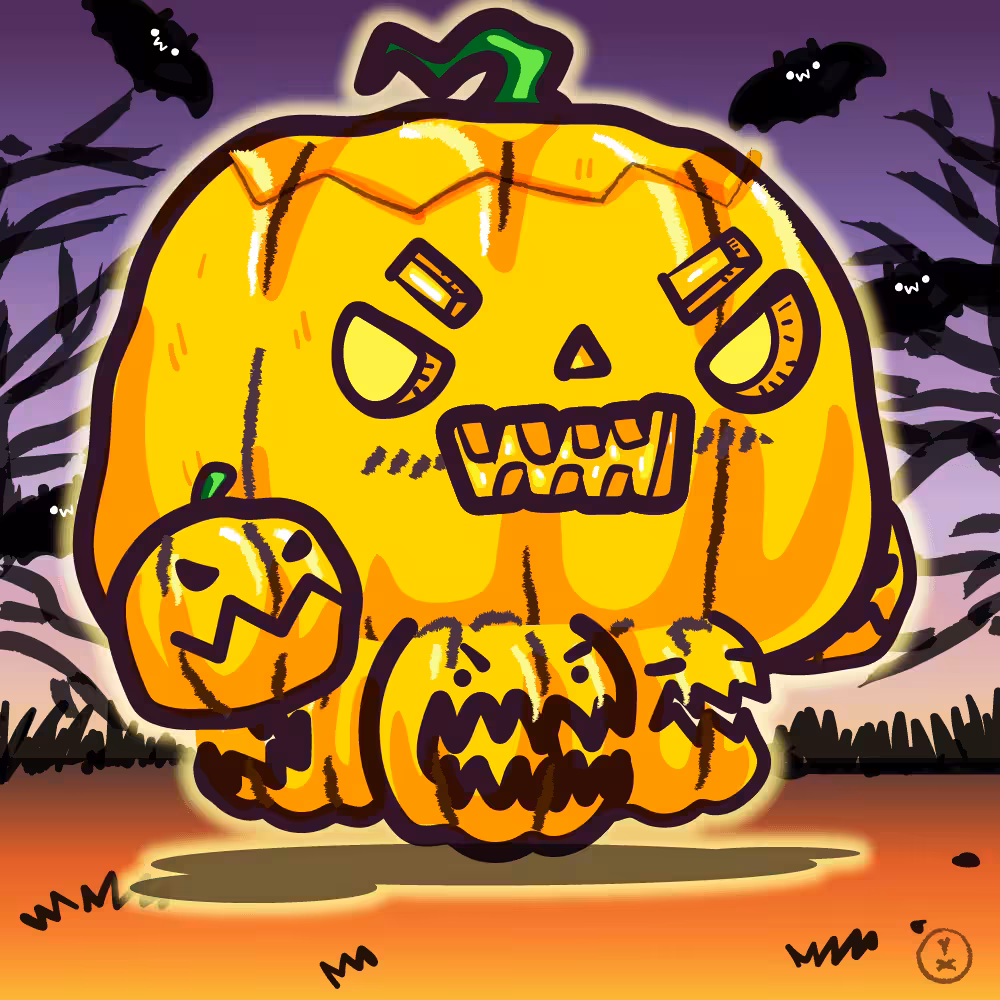 Octogang #00239 (Jack-O-Lantern)