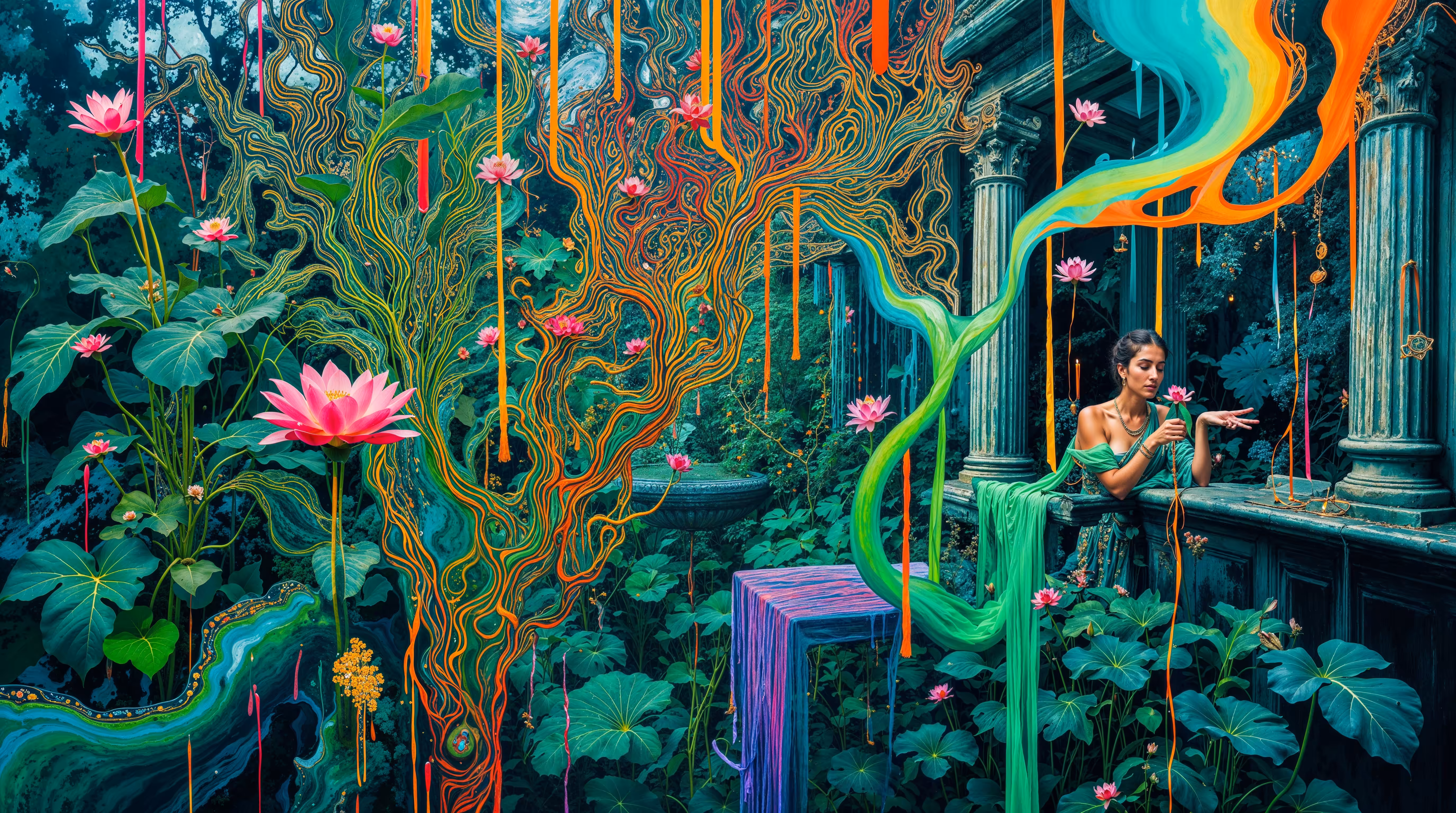 TOKENIZED GARBAGE: Persephone’s Ayahuasca Bloom