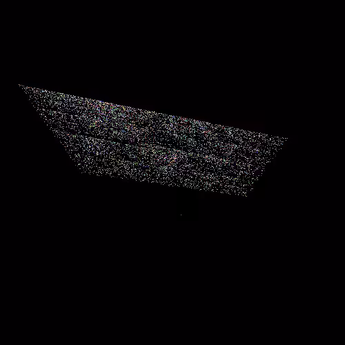 abstract random pixel and color