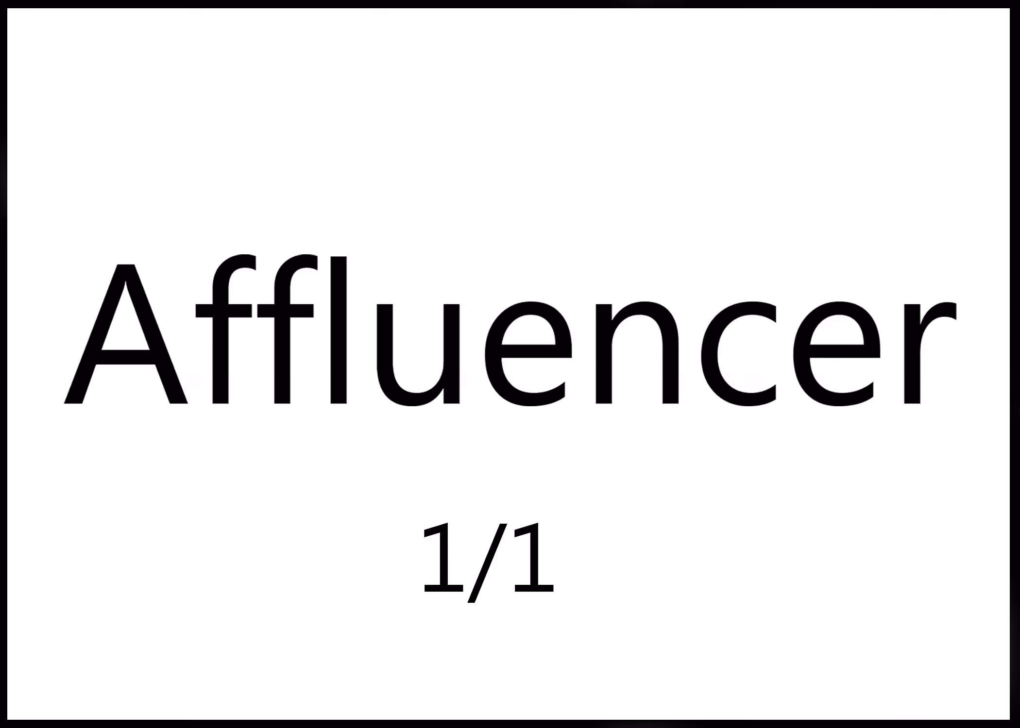 Affluencer