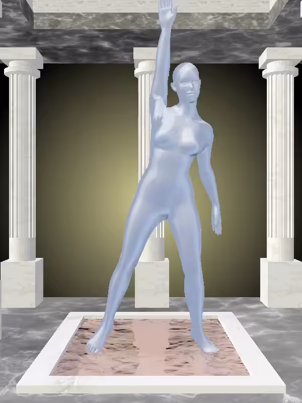 HeavenComputer: The Jazzy Blue Sky Woman #3817