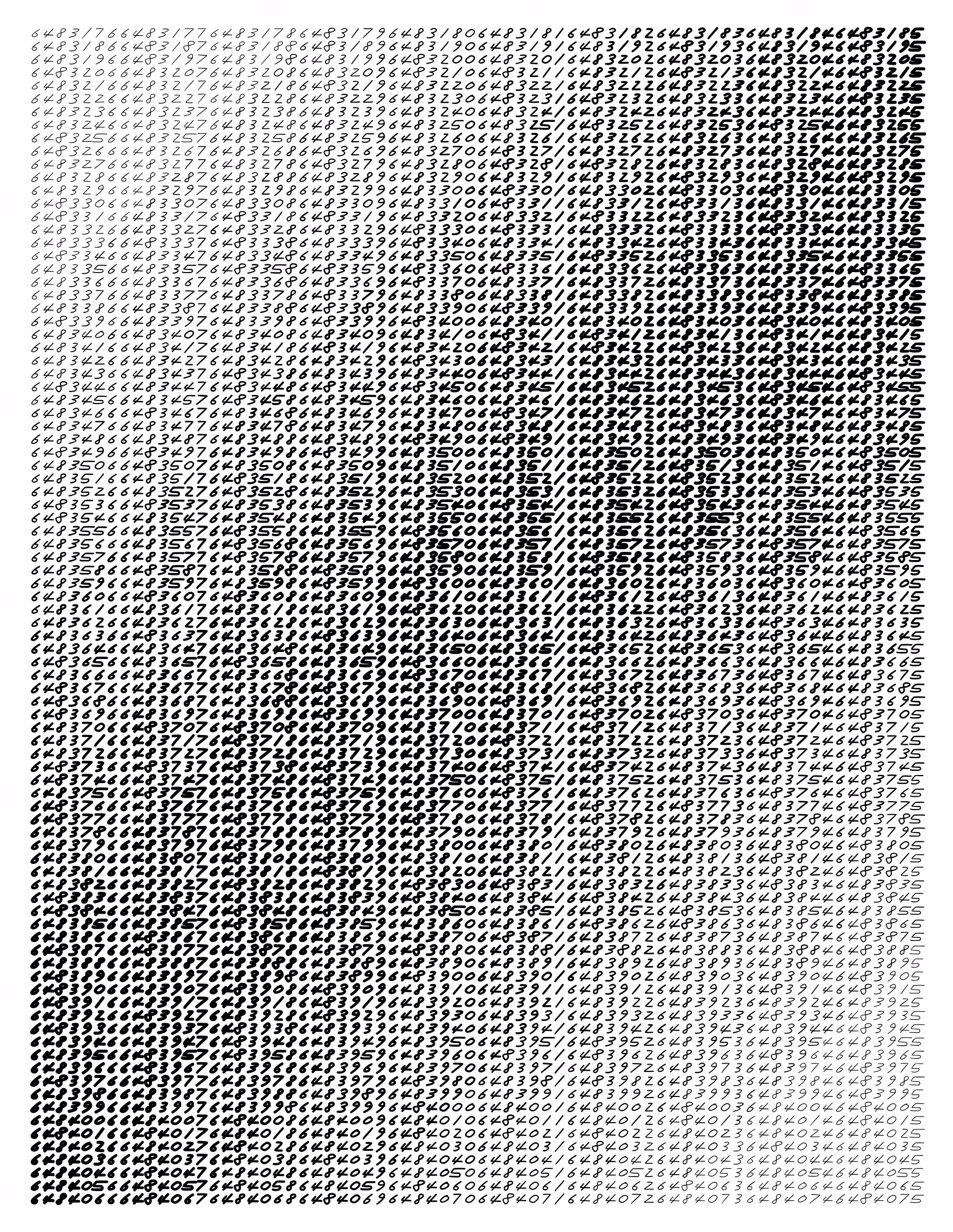 Endless (5,607,250 to Infinity) #3014