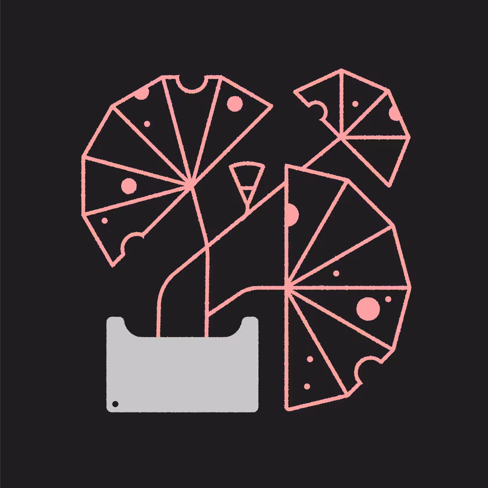Broken flower #9