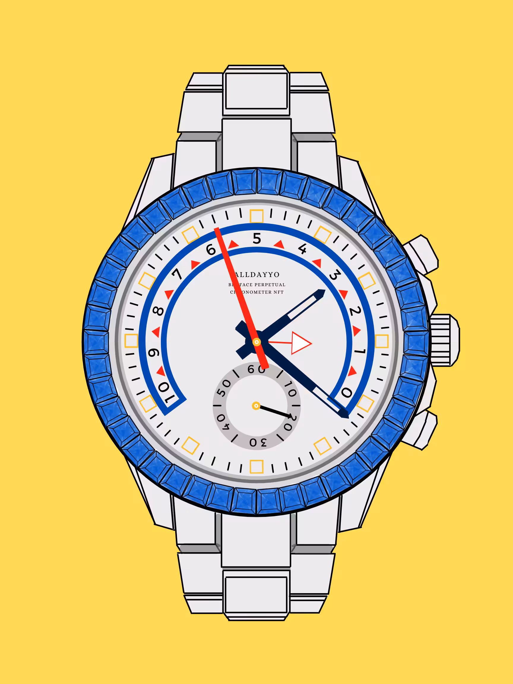 Alldayyo Big Face Chronometer 