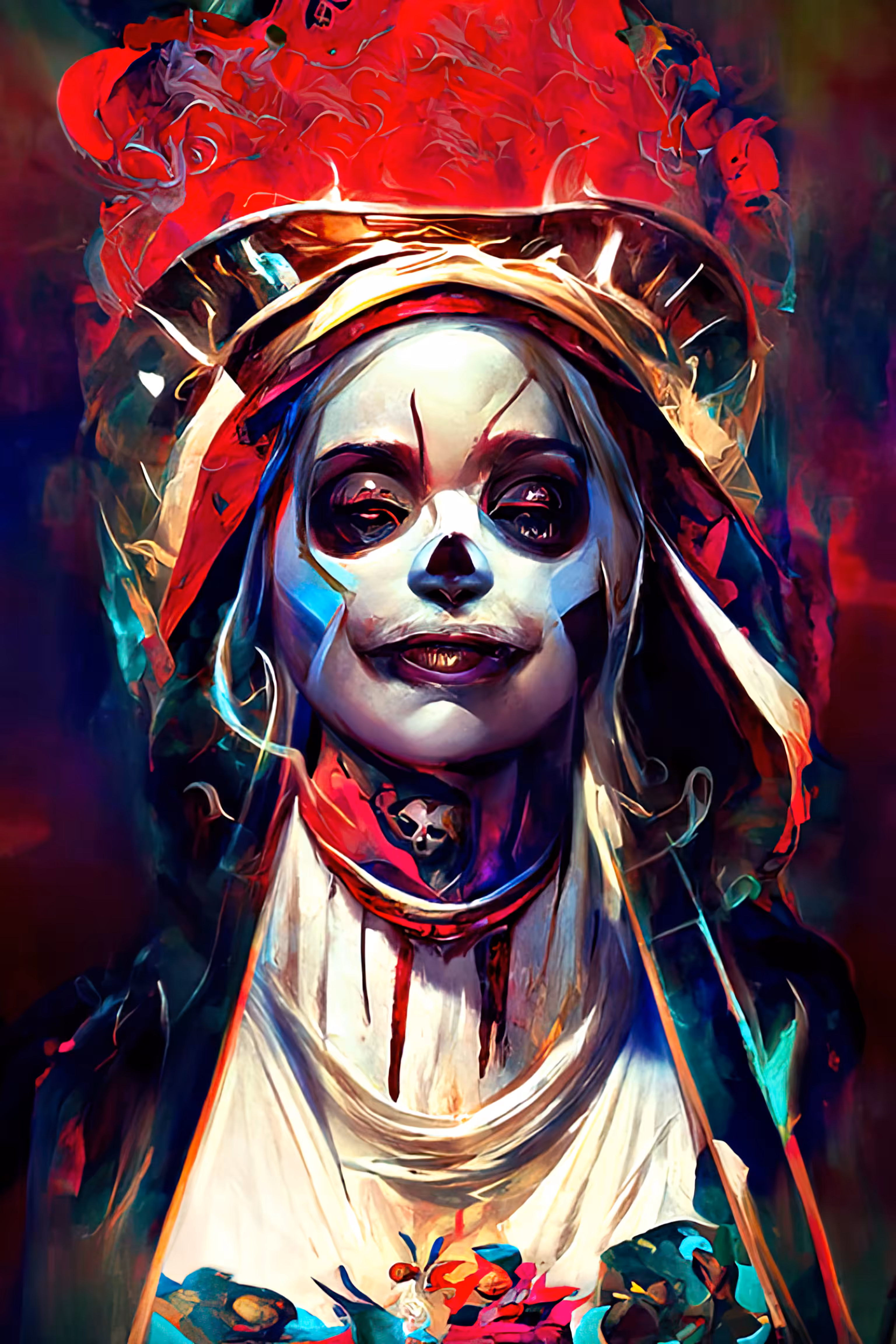 Thomas Intuitive Art - La maliciosa Catrina