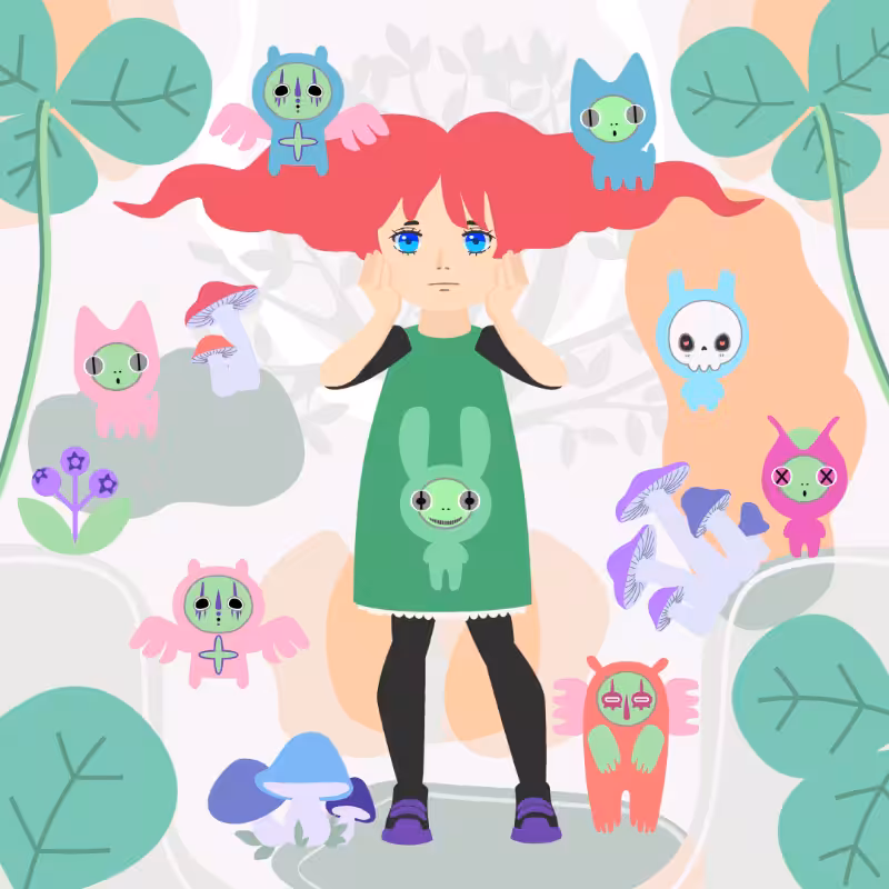 The Girl and the Magic Forest Spirits #3