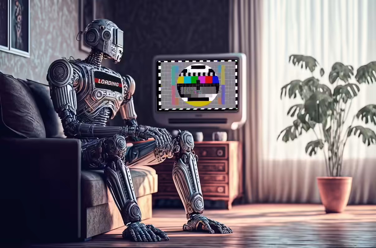 Broken TV from the past