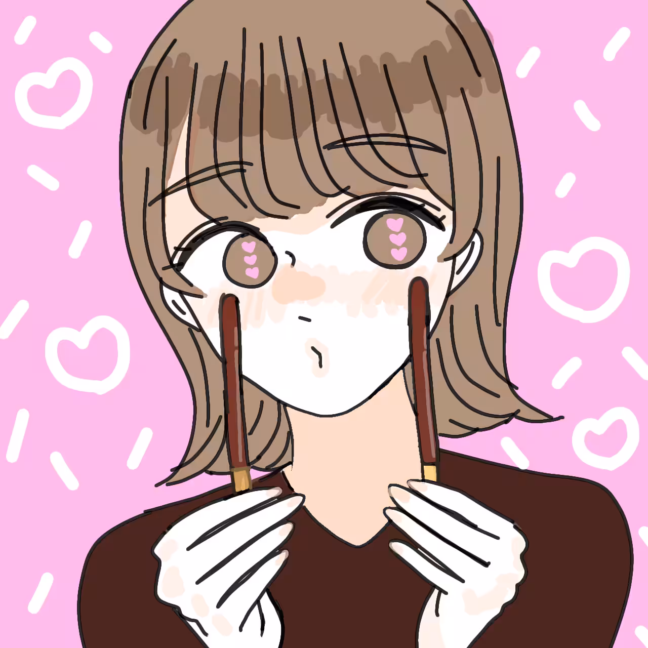 The girl who likes Pocky Day best.
