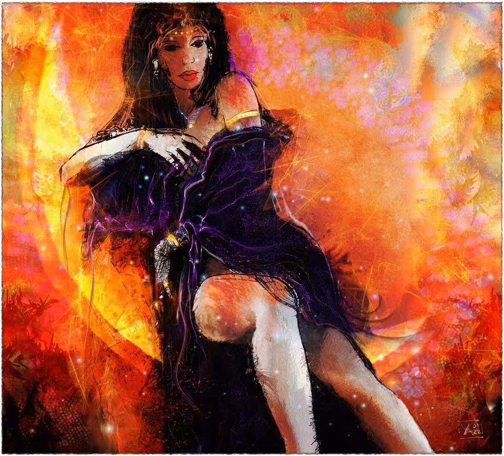Lilith in the moon...
