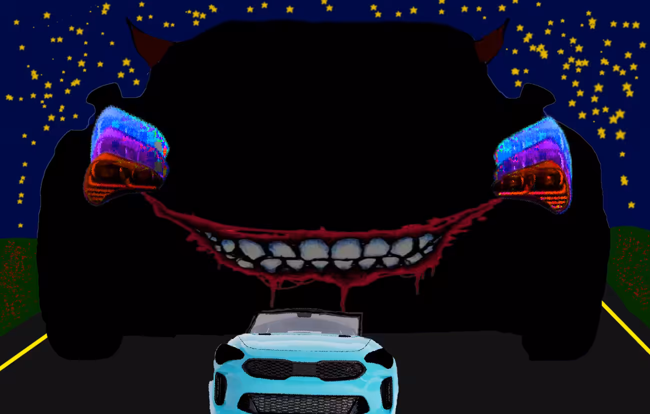 Stories About the Blue Car: The Haunted Highway