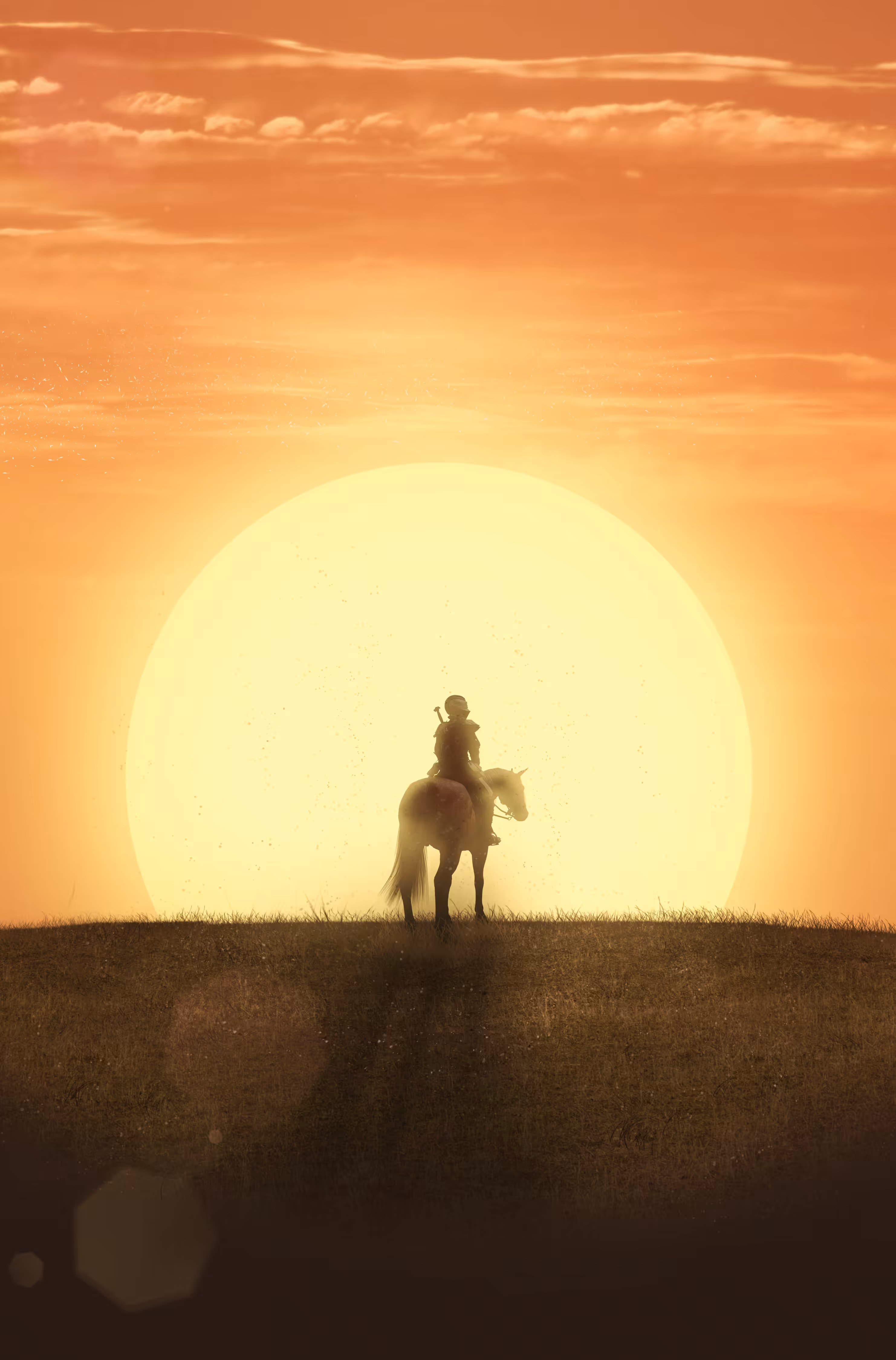 The lonely warrior