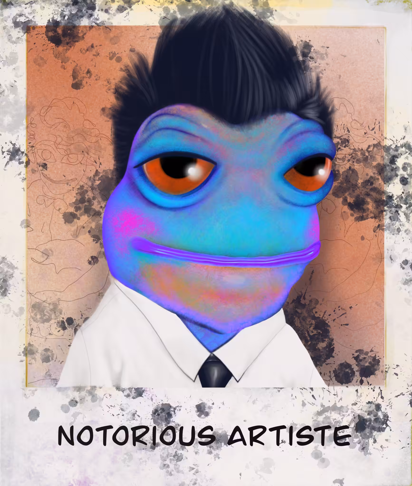 Frogland Notorious Artiste - Toad Schiele 
