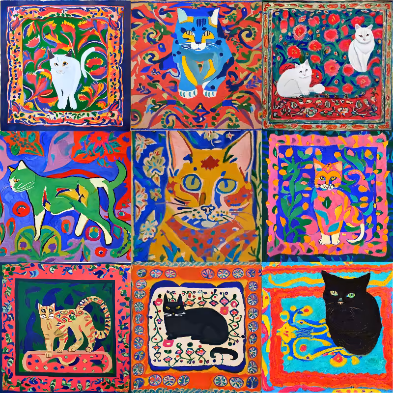 99 Patchworks of 9 Lives #34