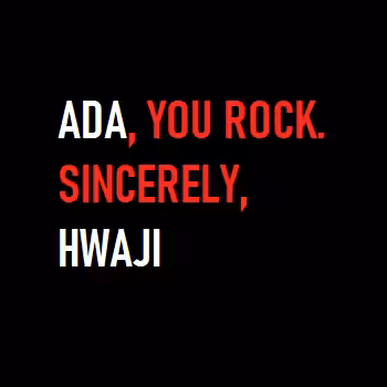 Thank You For Being Hwaji's Friend