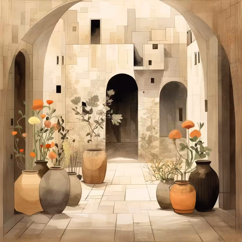 Cosy Persian Courtyard