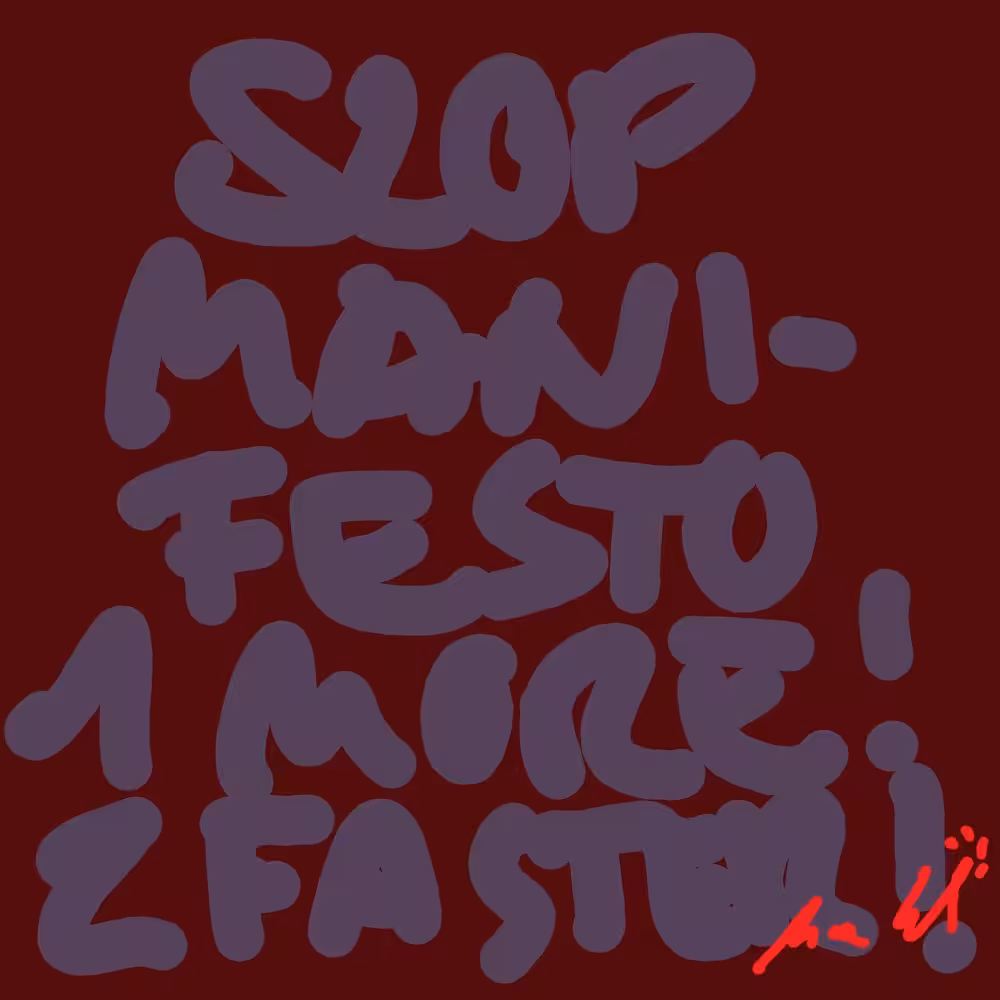 SLOP MANIFESTO