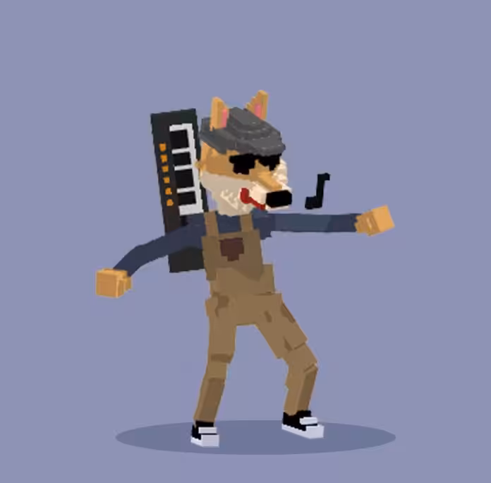 Musical Jackals 071 Voxel Version