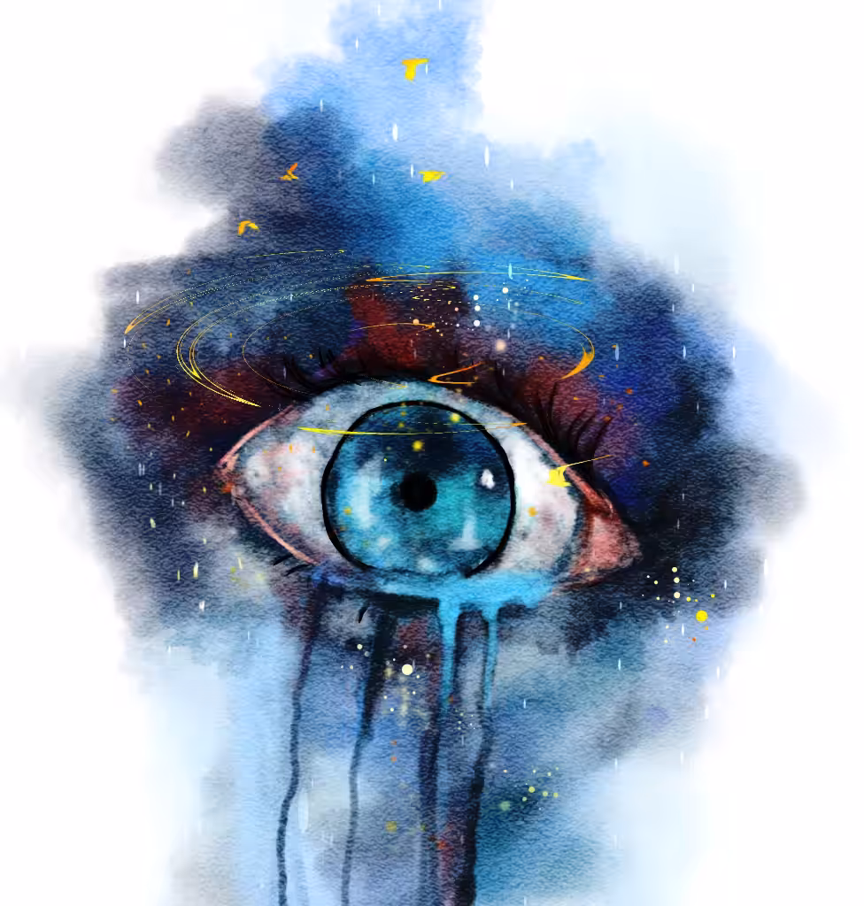 Behind the cry
