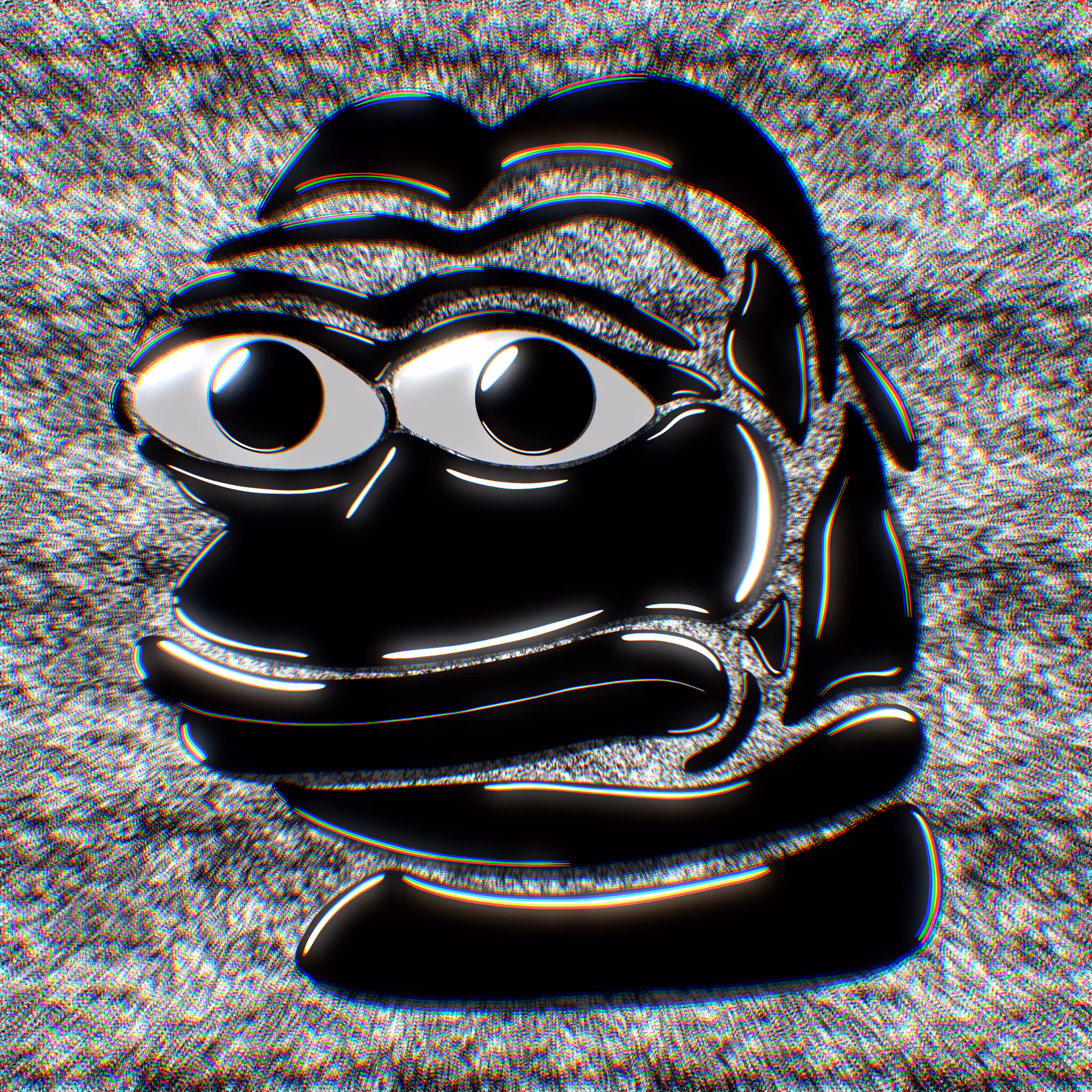 Monochrome Shiny Pepe