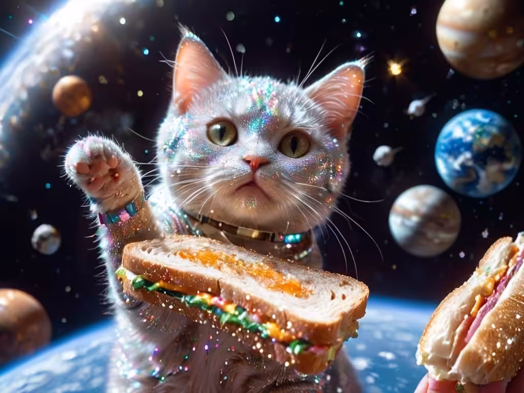 Fast food in space