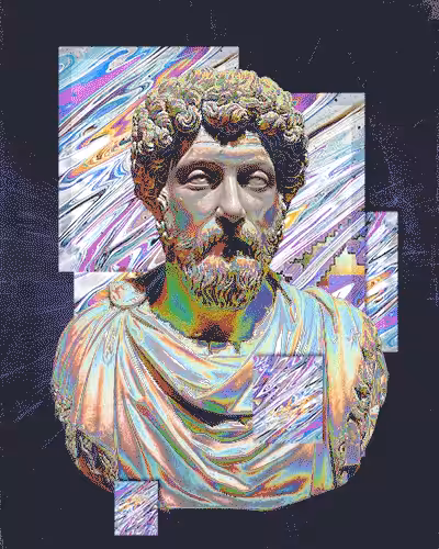 Vaporwave Marcus Aurelius 1.1