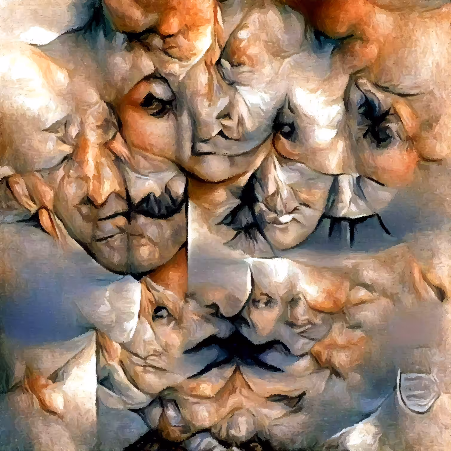 Abstract faces