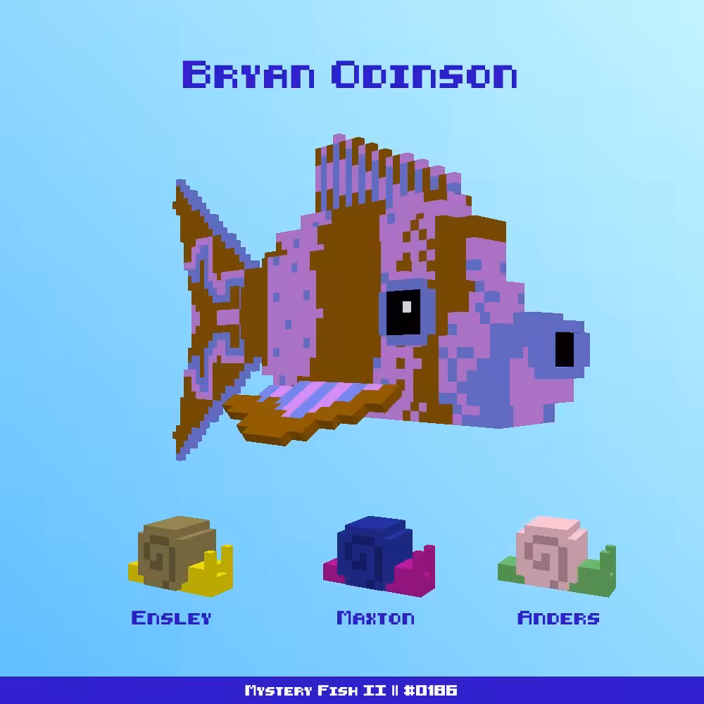 Bryan Odinson :: Mystery Fish 0186/1000