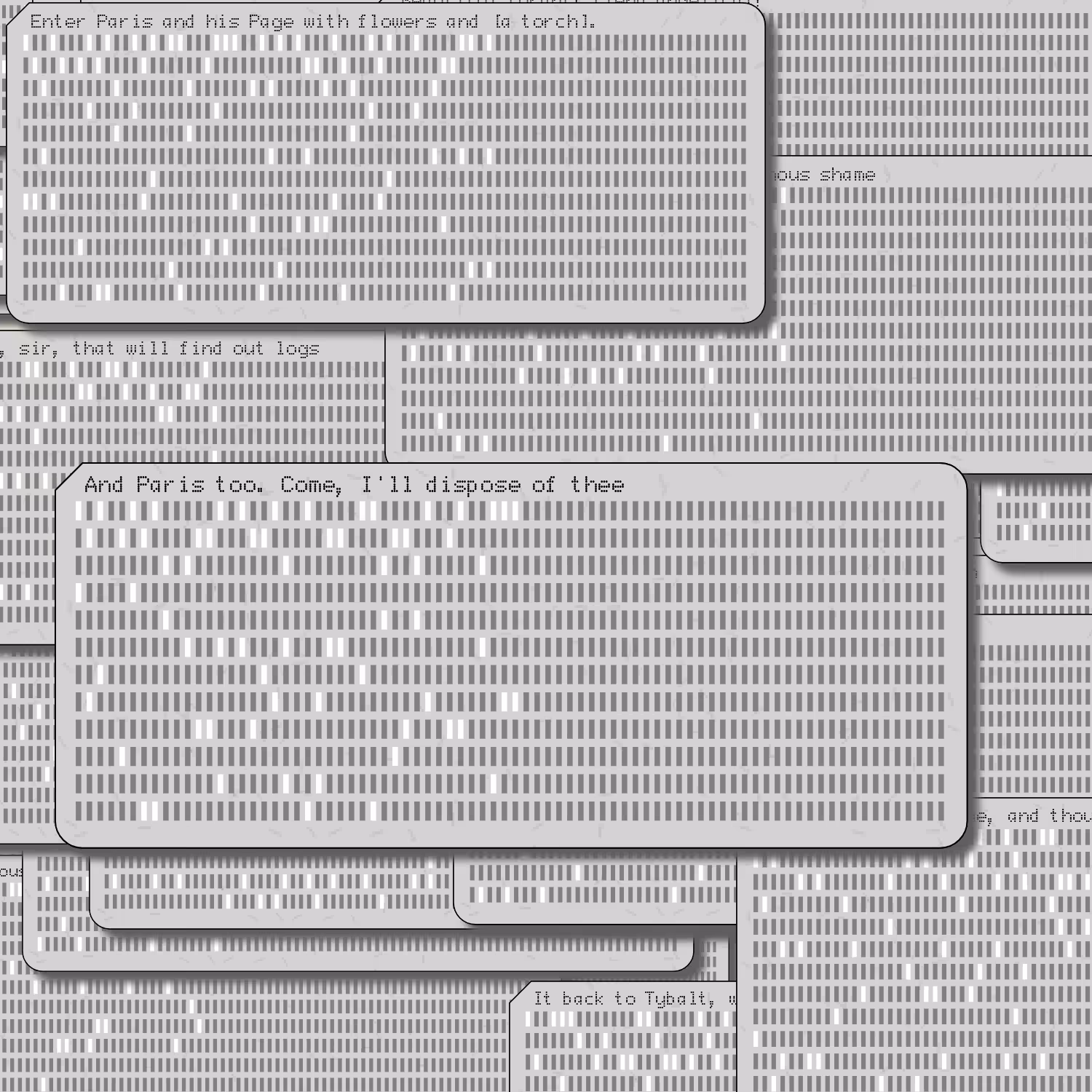 Romeo and Juliet on Punched Cards (Free) #172