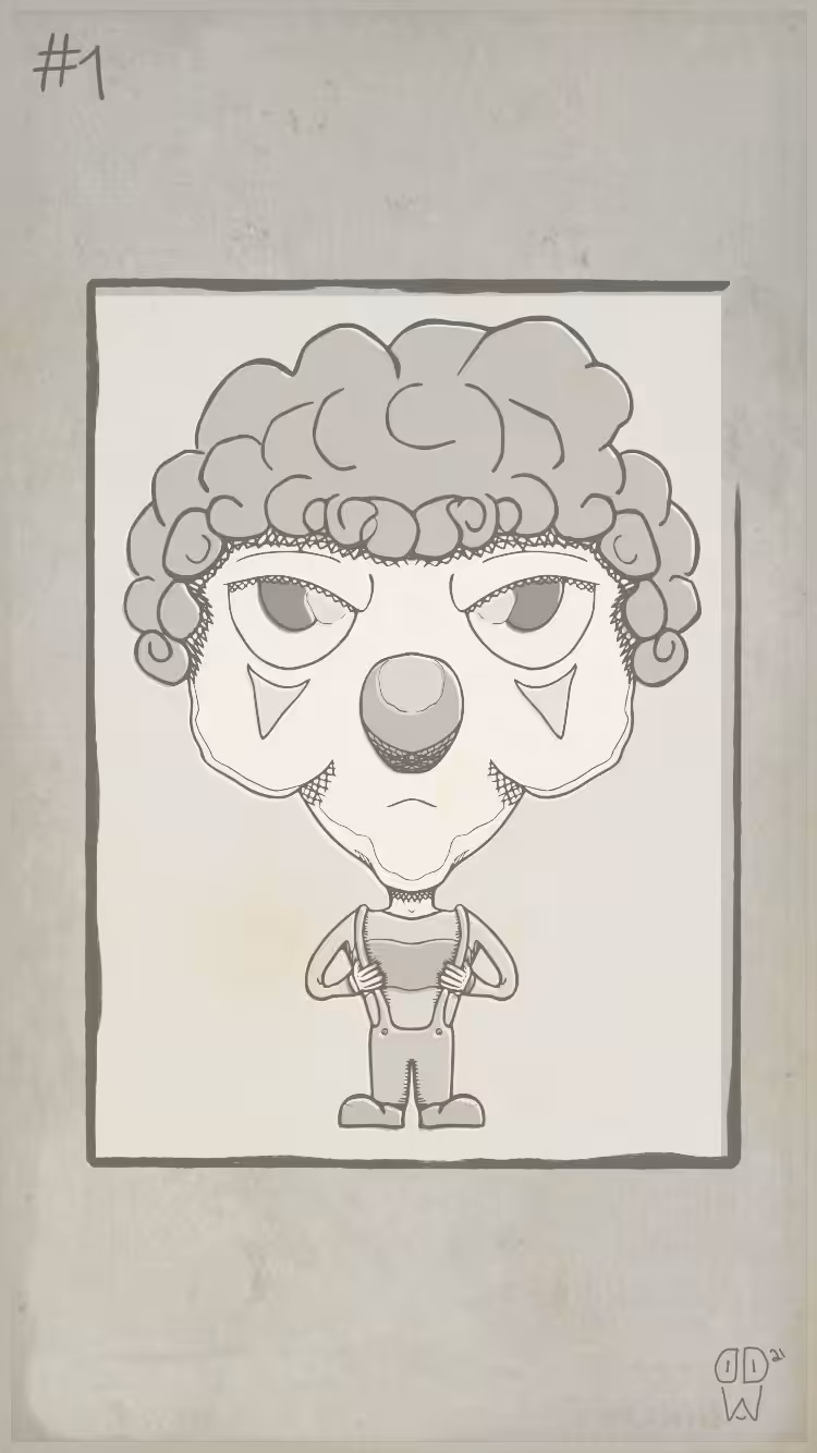 Clowning Around #1A - Mini Clown