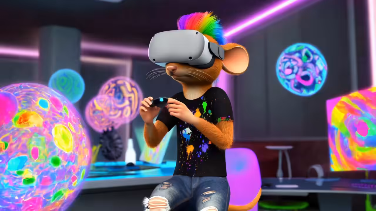 Punk Rat AI Generation 003