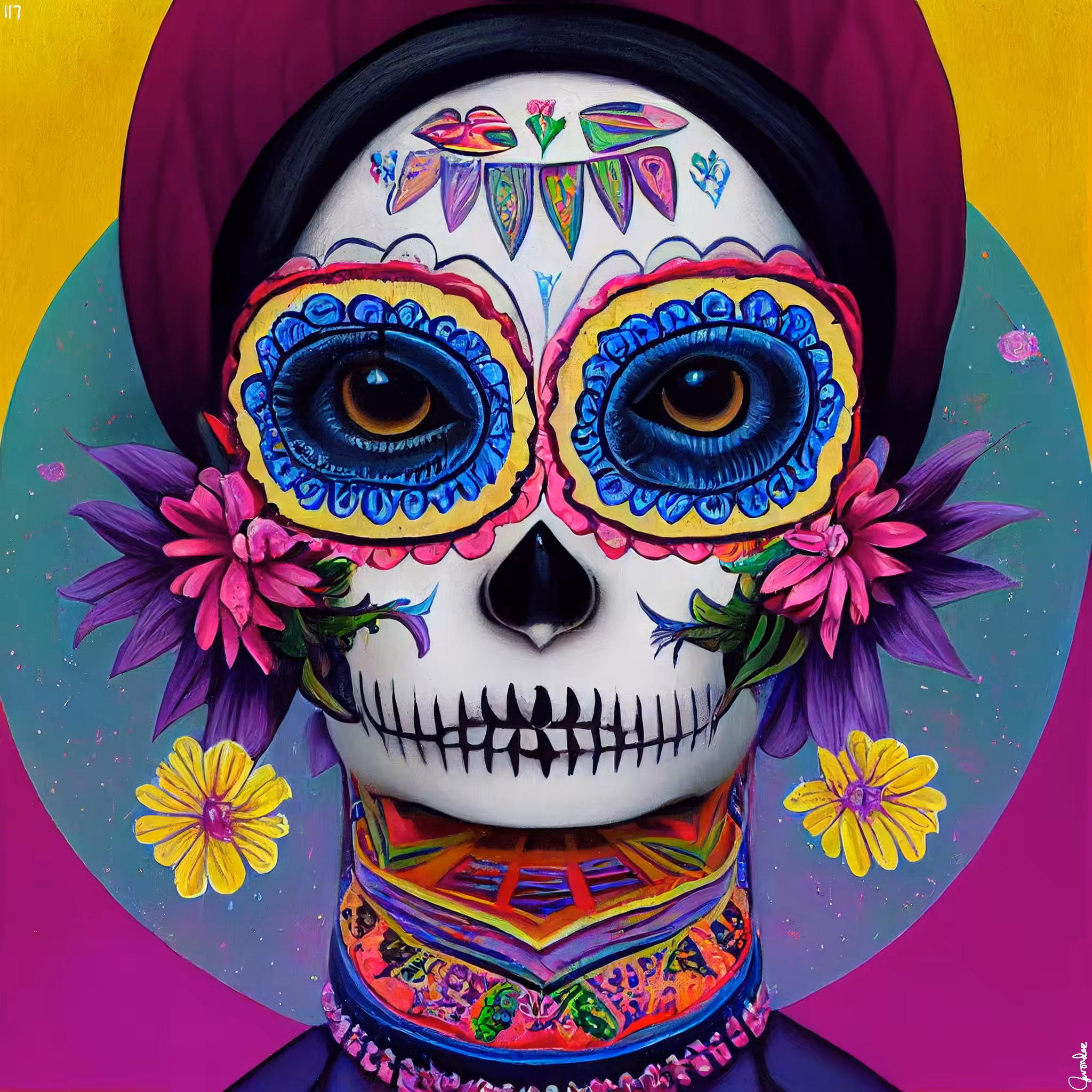 sugar skull #117