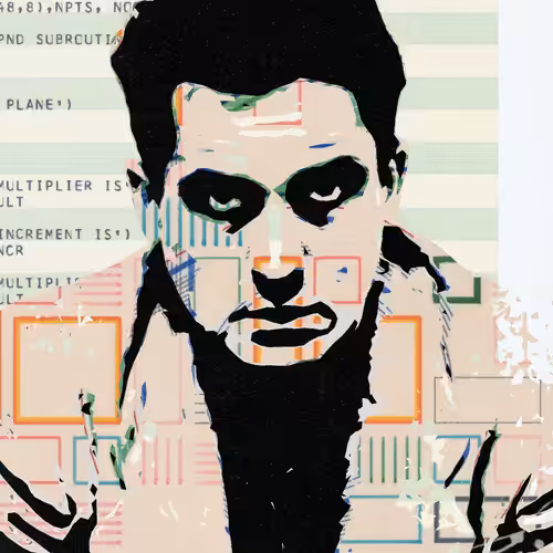 THE GENERATIVE PORTRAIT COLLECTION OF ROBERT MALLARY: Generative Portrait of Robert Mallary #68