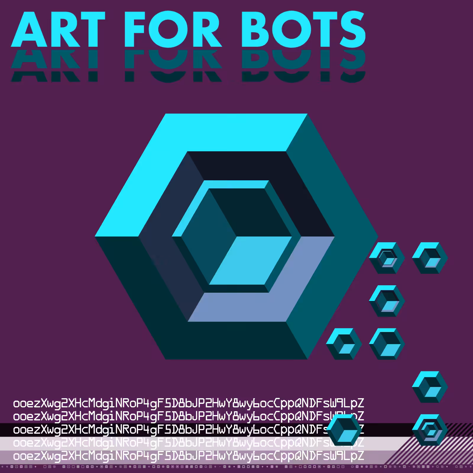 Hexagones - Art for Bots for Humans #27