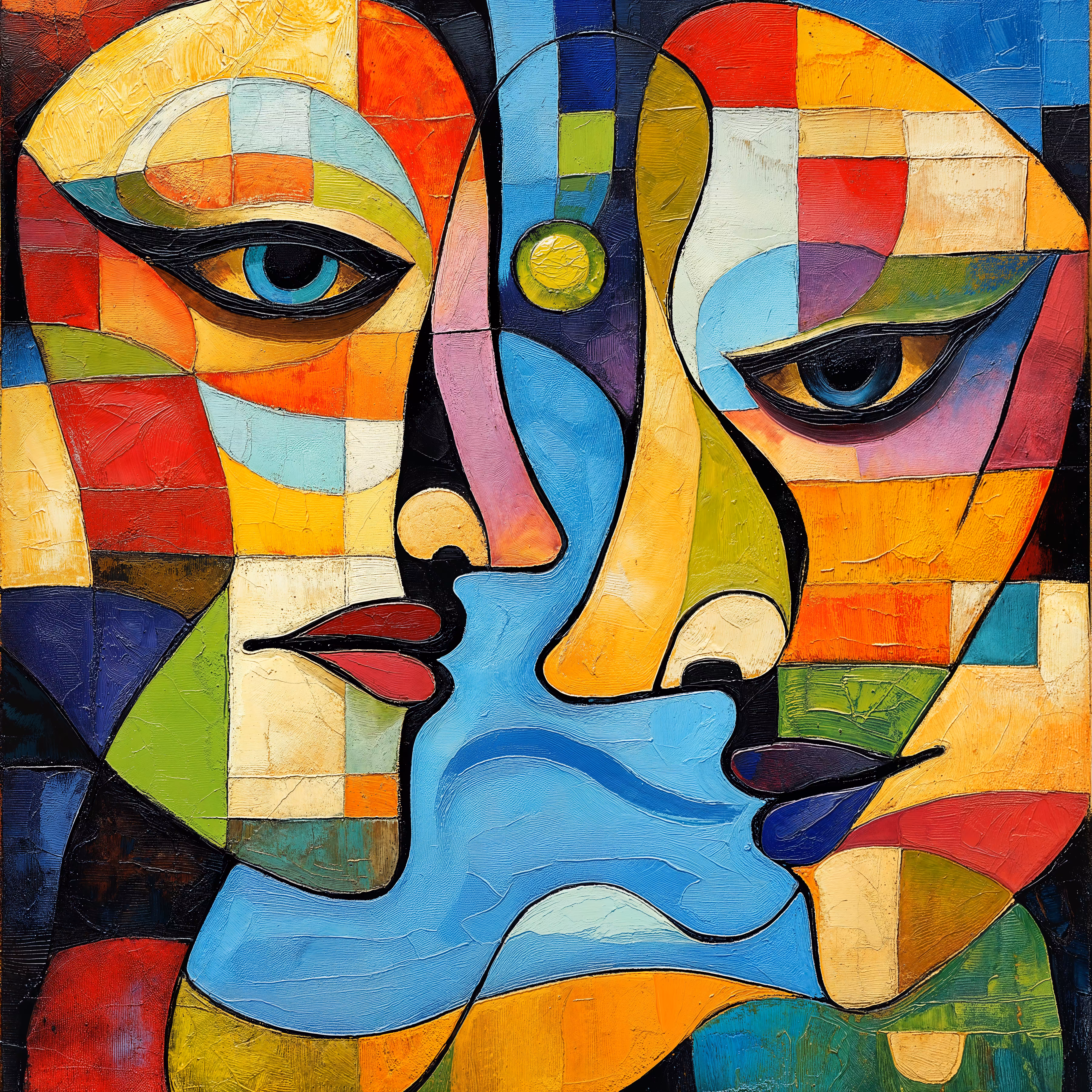 Abstract Cubist-Surrealist #28