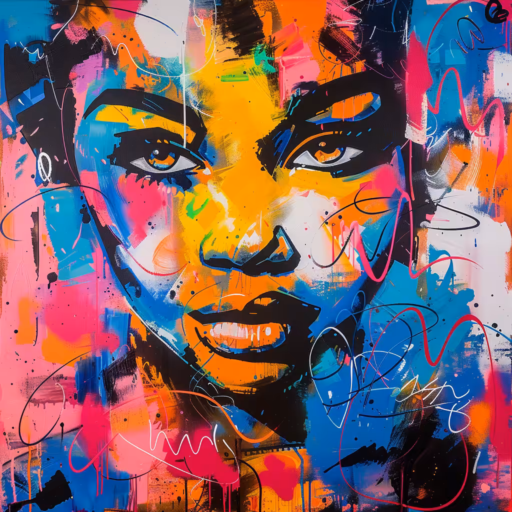 Street Art: The woman