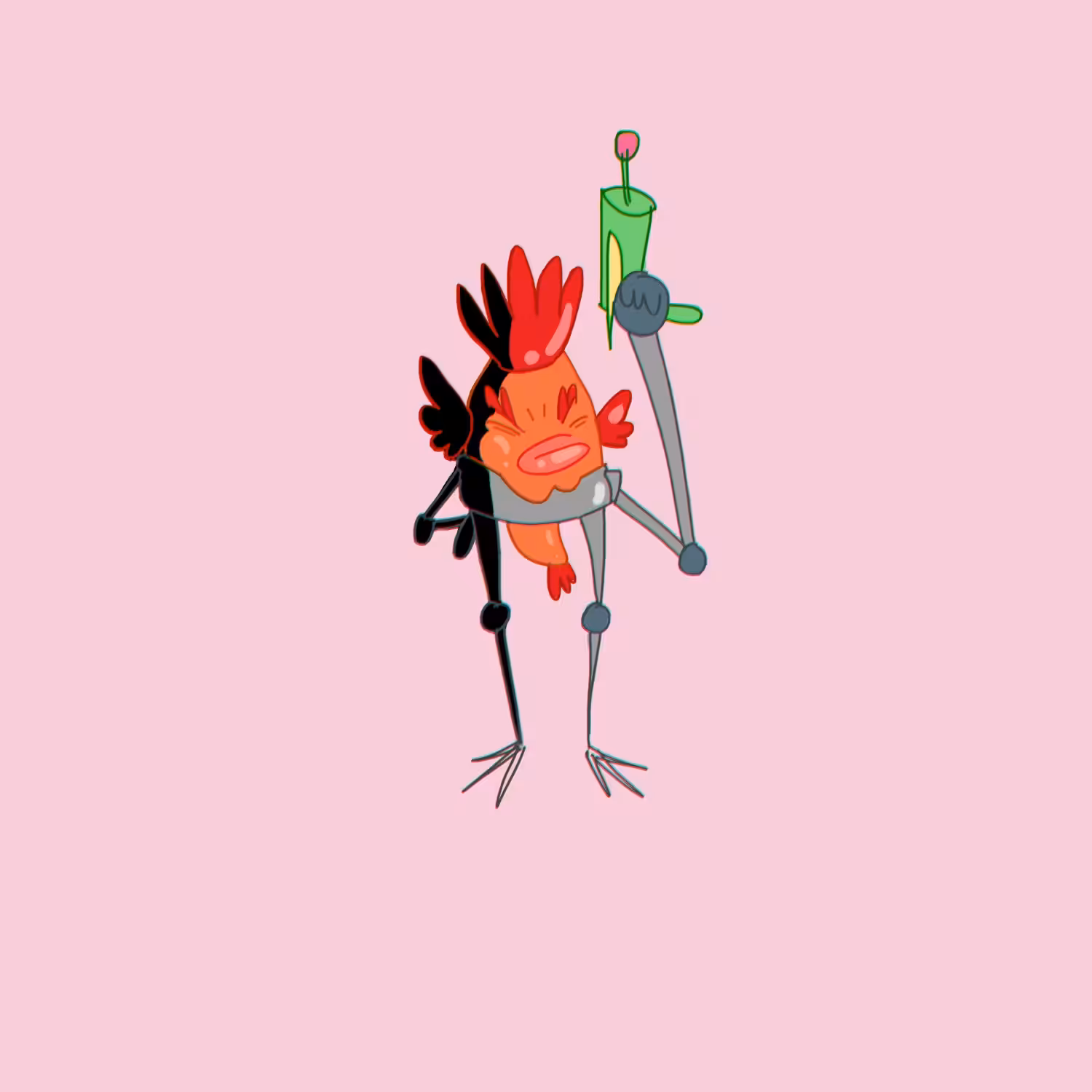 fish with gun
