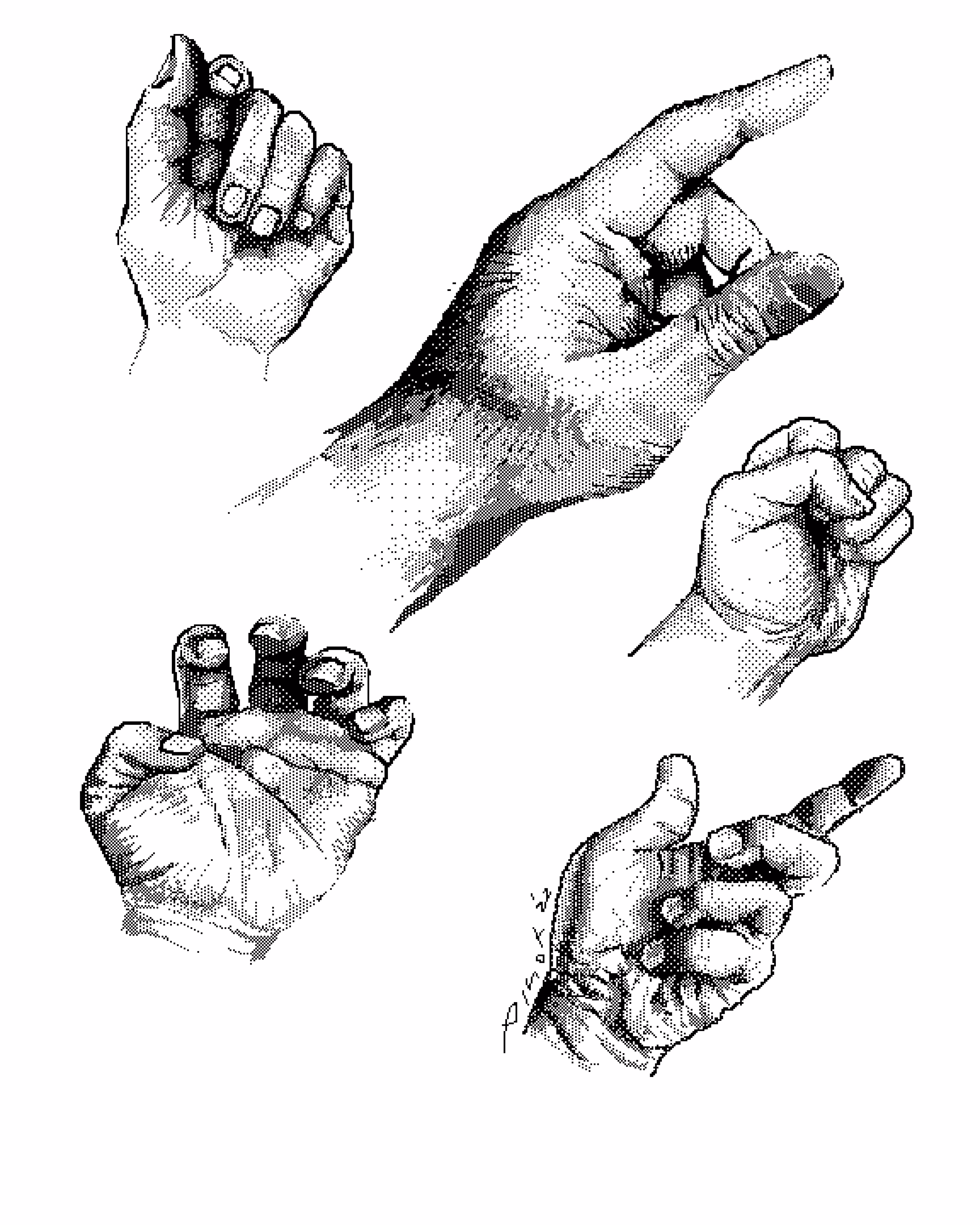 1-bit Hand Sketches