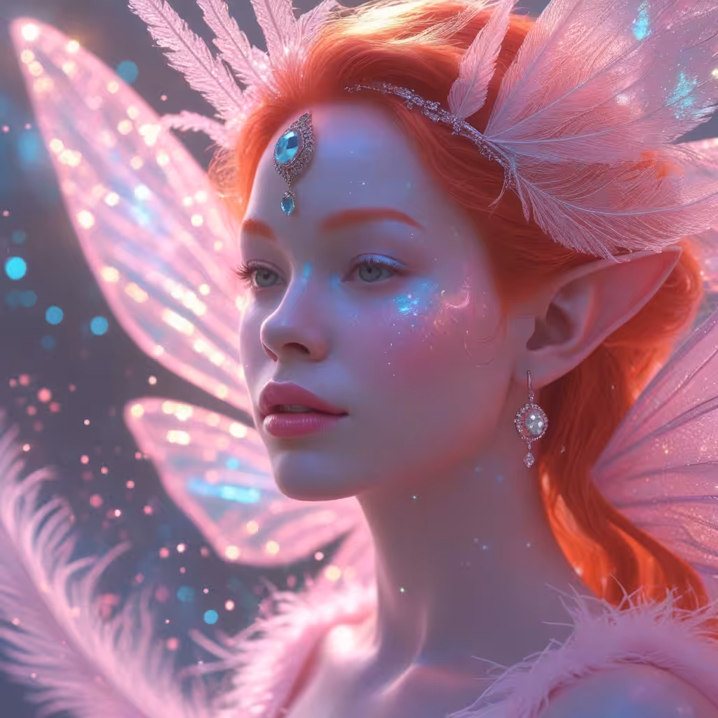 One soul in two bodies: pink fairy