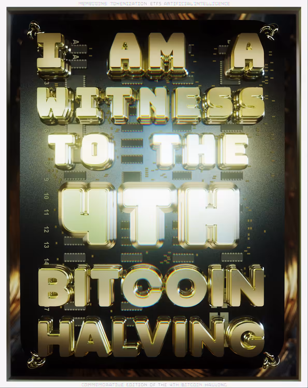 ⭐️4TH Halving⭐️ Commemorative Limited Edition.