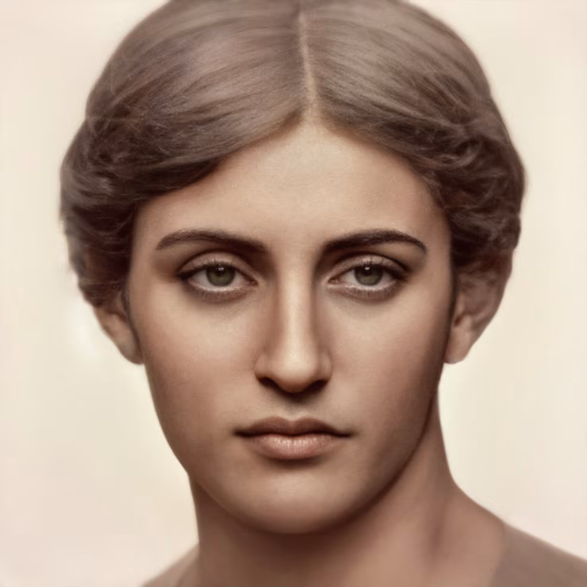 Deathless Aphrodite, throned in flowers, Daughter of Zeus, O terrible enchantress, With this sorrow, with this anguish, break my spirit Lady, not longer! 