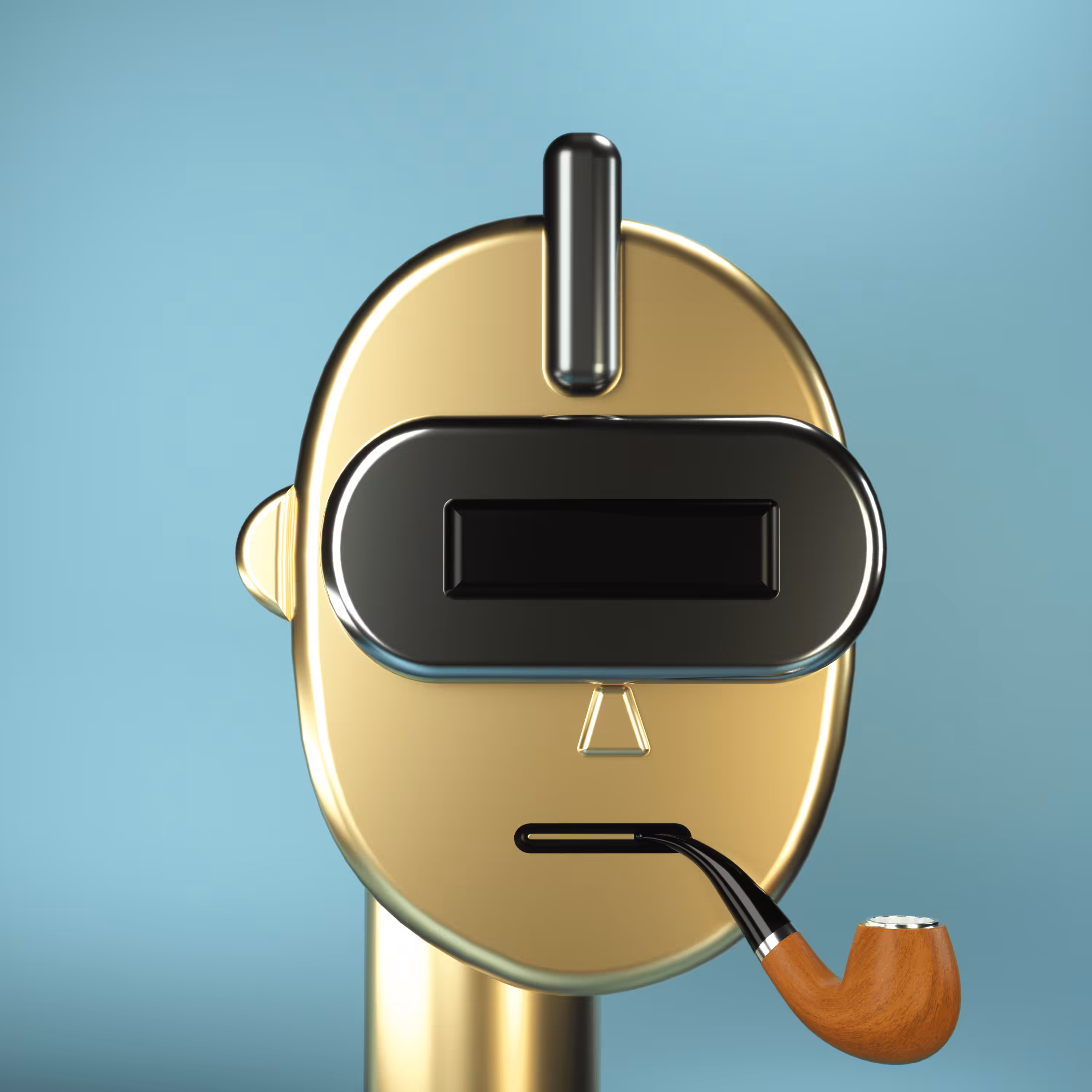 3D Chrome Punks: 3D Chrome Punk #0207