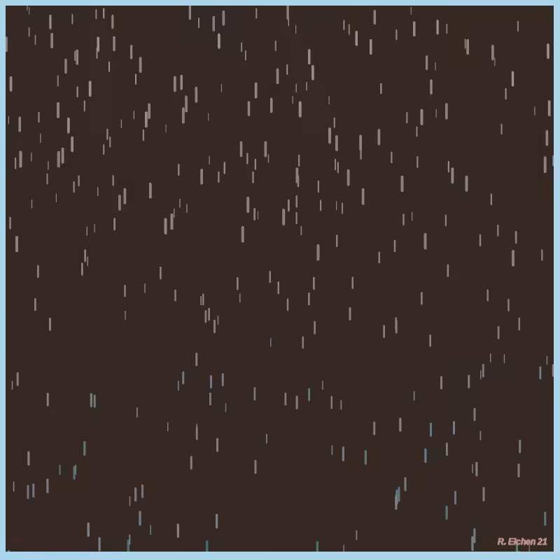 Rainfall in the dark #4