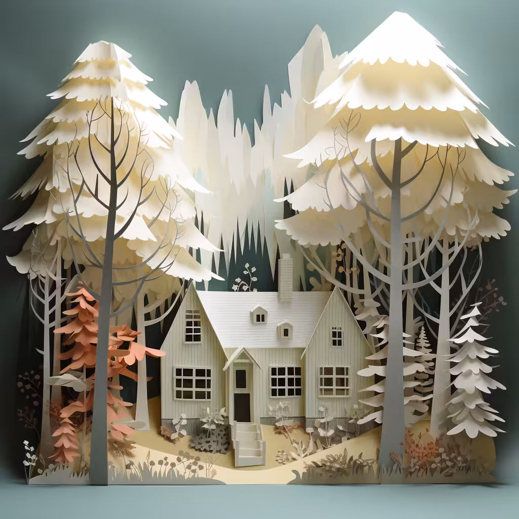 Paper Dreams: House in the woods #6