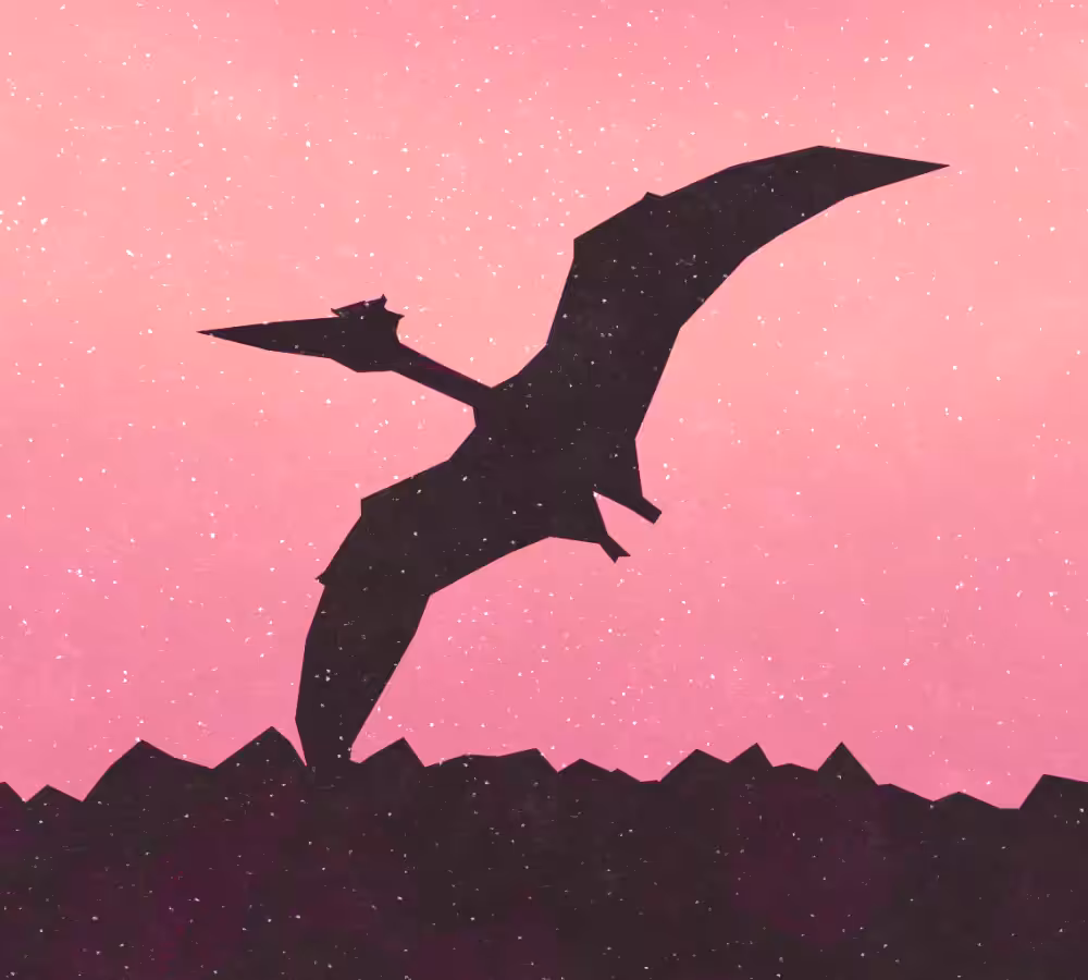 tezdinoz - quetzalcoatlus - negative