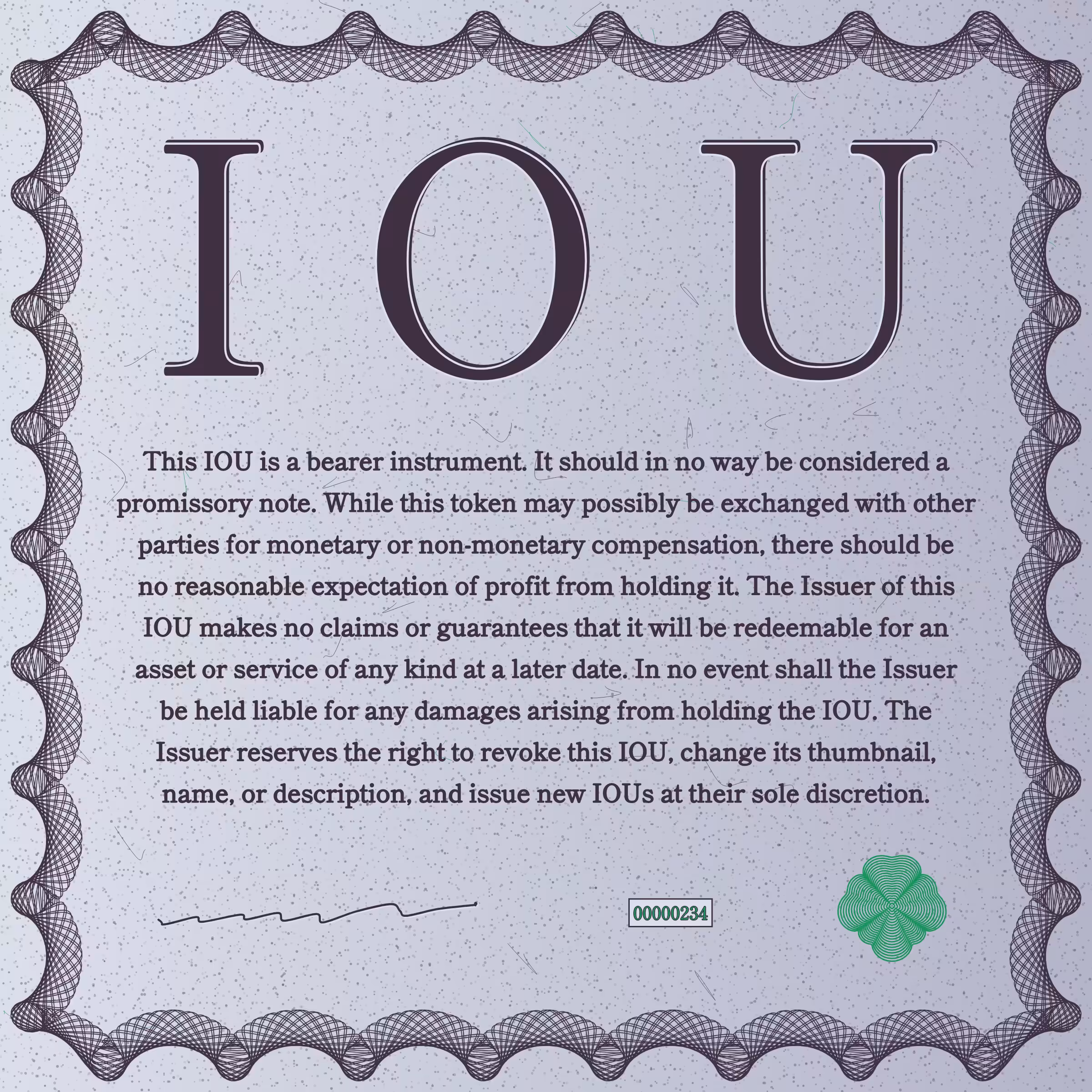 IOU #234