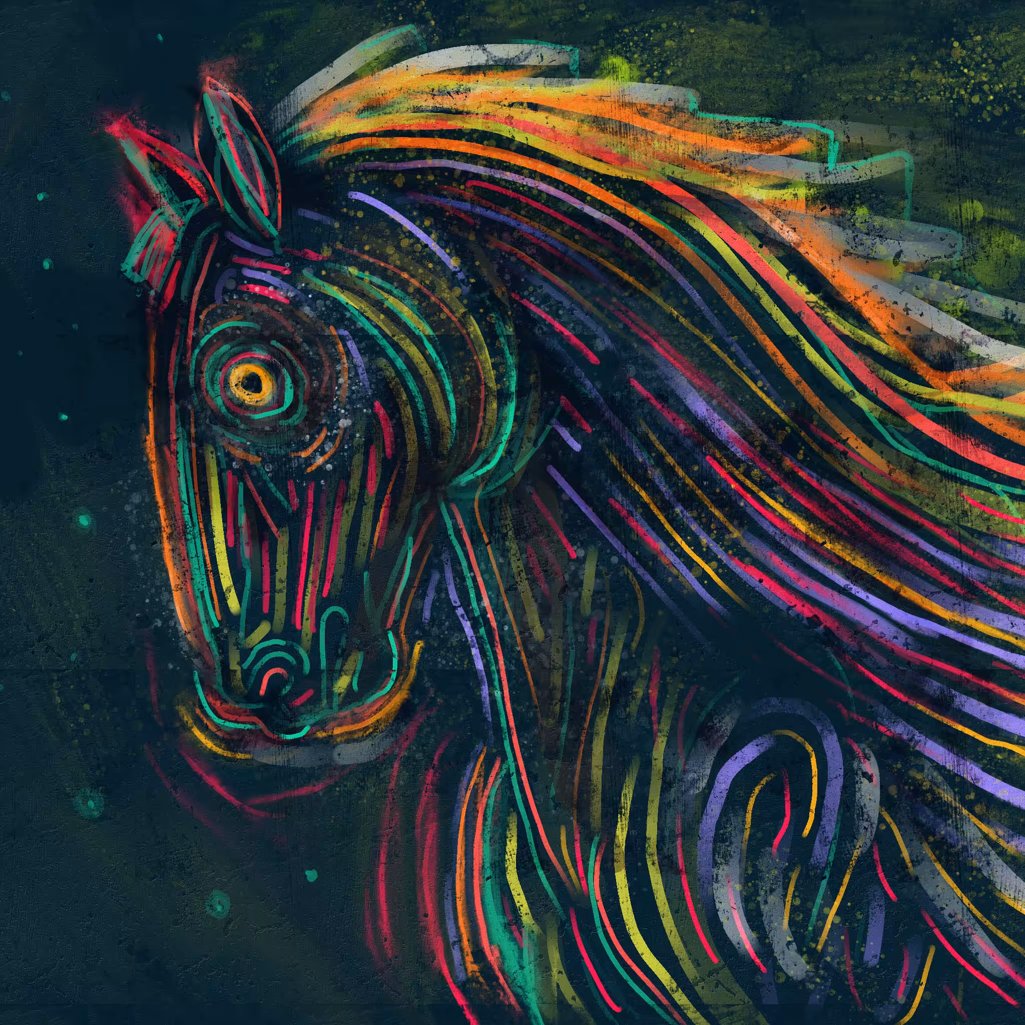 fier horse